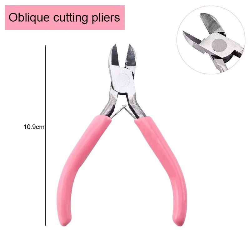 Jewelry Pliers Tools Needle/Chain Nose Pliers, Round Nose Pliers and Wire Cutter for Jewelry Repair Wire Wrapping DIY Craft Qme Cutting pliers