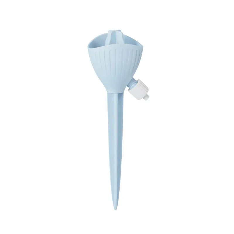 Flower Watering Device with Adjustable Flow Rate Automatic Watering of Plants Dripping Device for Timed Seepage of Green Plants Qme Blue
