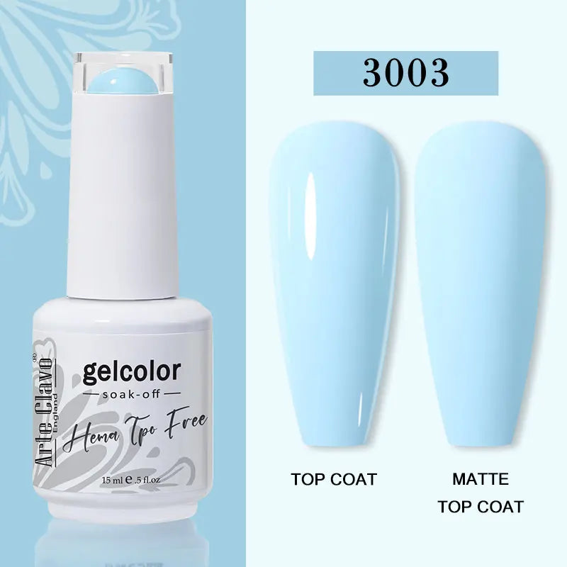 Arte Clavo Jelly Transparent Gel Nail Polish Summer Nude Pink Semi