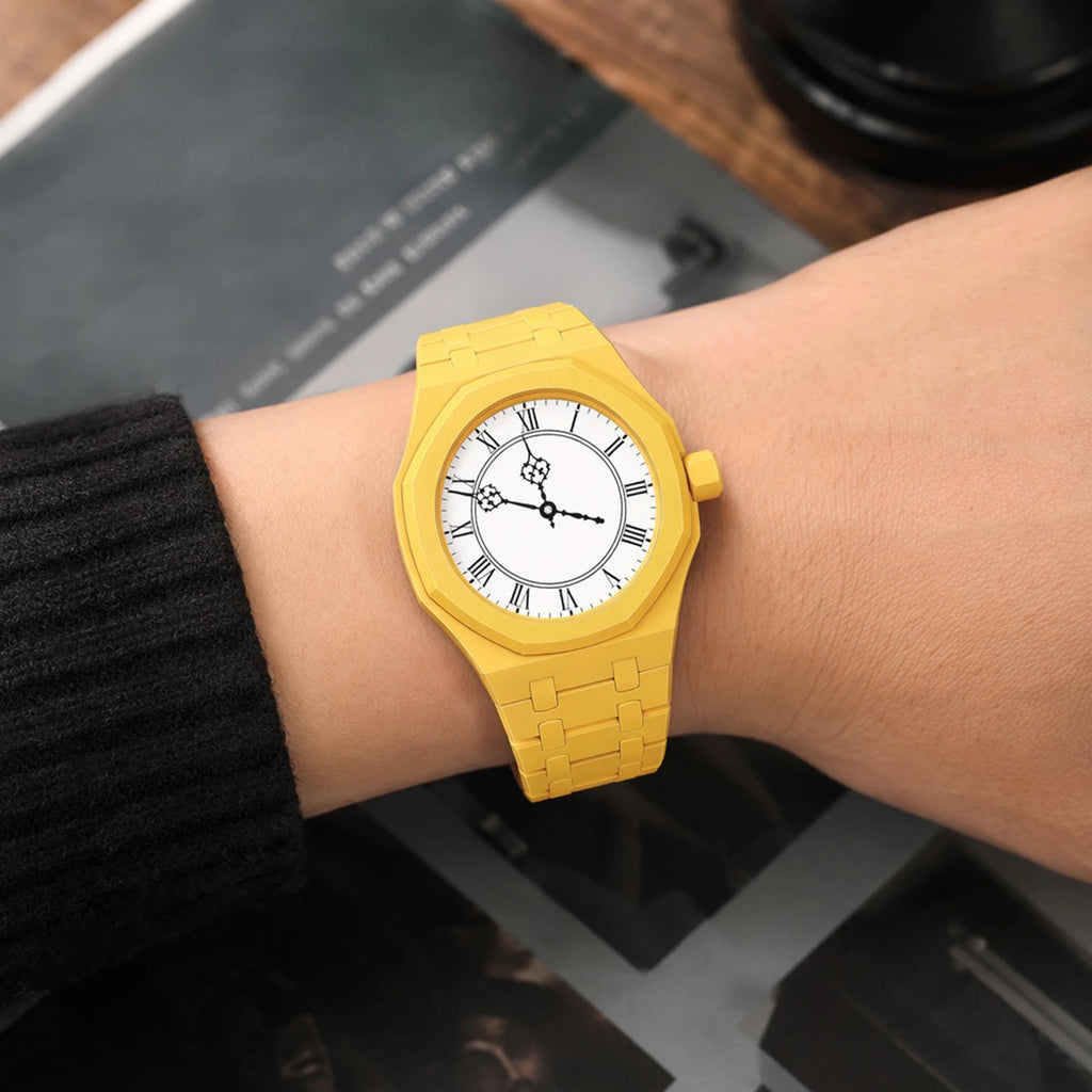 Ceramic Modification Kit for Swatch X AP Royal POP Biomaterials Watch Case + bioceramic Strap Pocket Changer To Wristwatch Qme