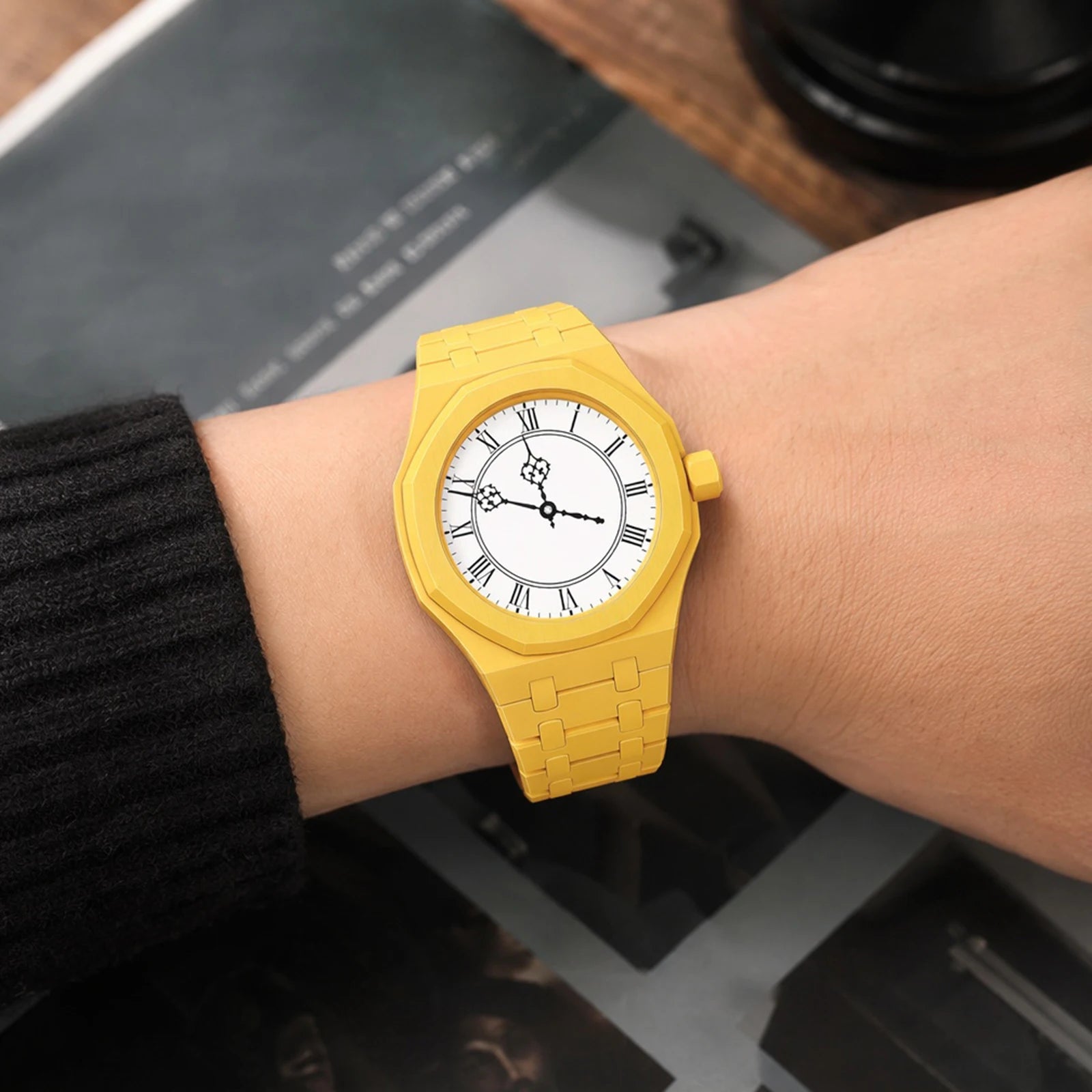 Ceramic Modification Kit for Swatch X AP Royal POP Biomaterials Watch Case + bioceramic Strap Pocket Changer To Wristwatch Qme