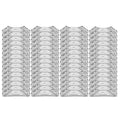 100Pc-12Pc Stainless Steel Angle Bracket Universal Furniture Right Angle Fixed Bracket Cabinet Trapezoidal Layer Board Connector Qme 60PCS