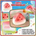 Realistic Watermelon Fun Toy Slow Rising Soft Fidget Toy for Anxiety Relief and Sensory Play Fun Holiday Party DIY Decor Qme as shown One Size