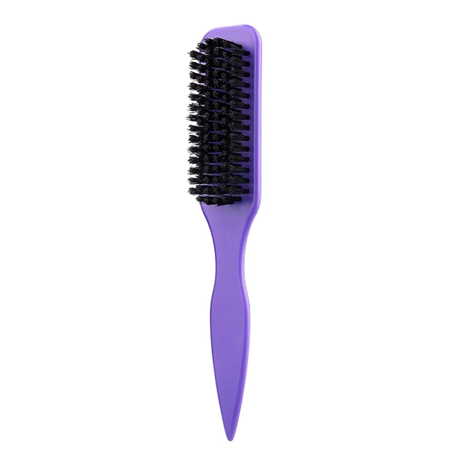 Men's Beard Brush Hair Clipper Boar Bristle Mustache Grooming Tool Qme Purple