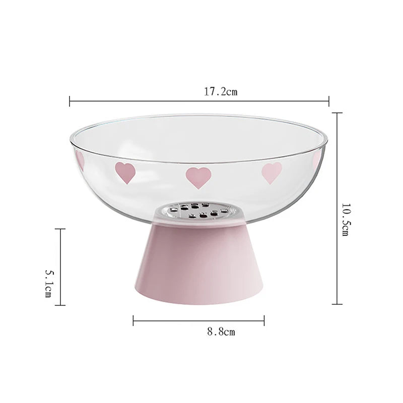 Fruit Plate Living Room Home New Style Dried Fruit Plate Snack Display Plate High Value Coffee Table High-end Drain Tray Qme A