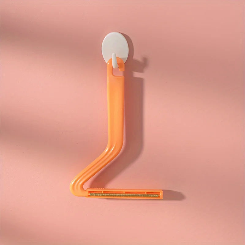 Mini Pet Hair Remover Pet Hair Cleaning Brush For Furniture Clothes Couch Rugs Cleaning Qme 1pc Orange