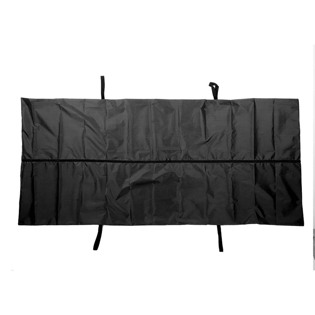 Emergency Cadaver Body Bag Oxford Cloth Dead Body Bags Double Use Waterproof Reinforced Handle Black for Hospital Transportation Qme 150x60CM