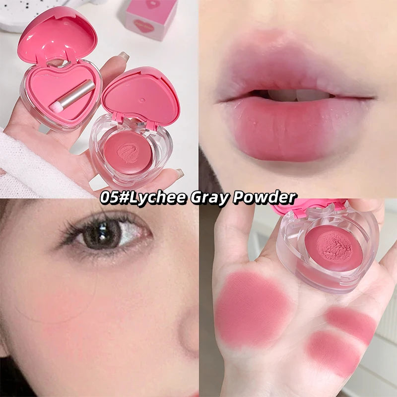 Gegebear Love Lip Cheek Cream Matte Powder Soft Valentine's Day Qme GX1230-5