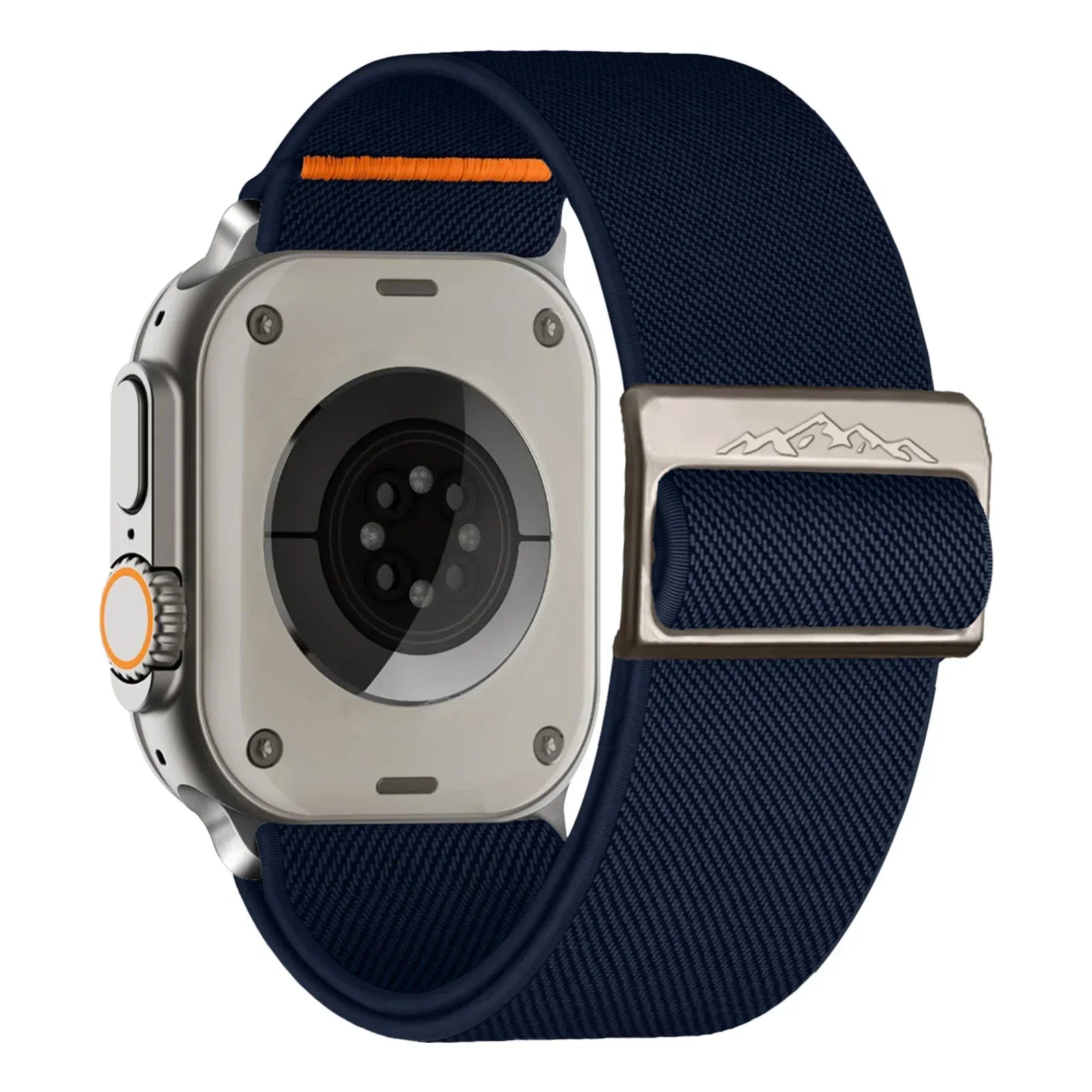Nylon Strap for Apple Watch Band IWatch Series 9 8 7 SE Ultra 2 Bracelet 44mm 45mm 49mm 40mm 41mm Correa Watchband Accessories Qme deep navy blue 42mm 44mm 45mm 49mm