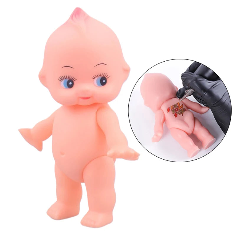 Doll Shape Tattoo Practice Model Silicone Reusable Permanent Removal Qme