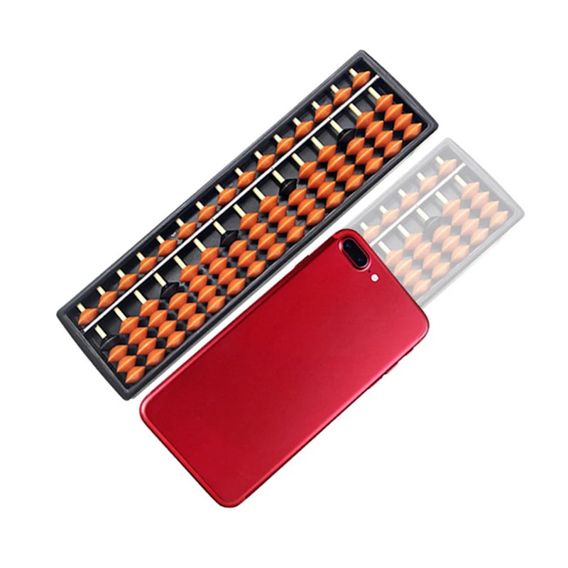 Portable Chinese 15 Digits Column Abacus Arithmetic Soroban Qme