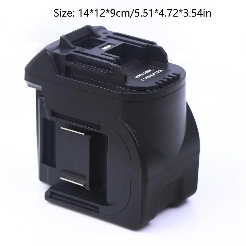 2 In 1 Battery Adapter Converter Portable Li-ion Battery Adapter For 18V Cordless Power Tools Accessories Qme 1pcs