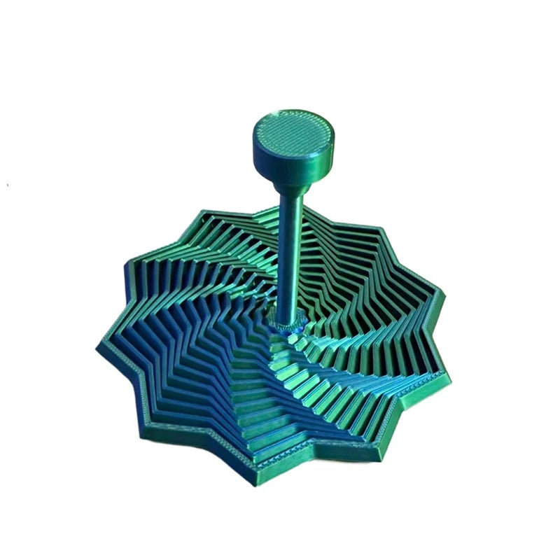 3D Printed Expanded Sensory Fidget Star Expandable Fractal Toys Qme B
