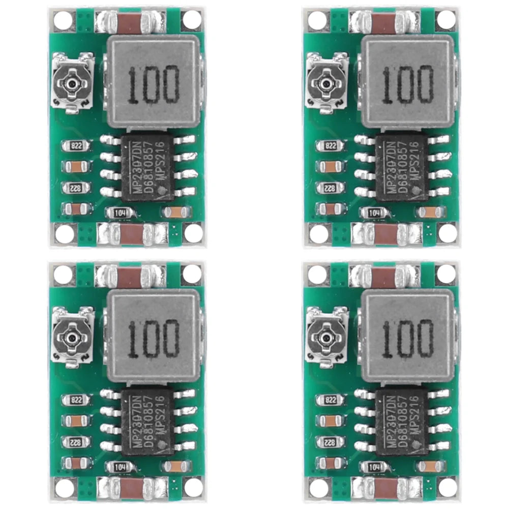 4.75V-23V Power Supply Module Board DC DC Step-Down Buck Converter Module High-Power MAX 3A Qme 4PCS