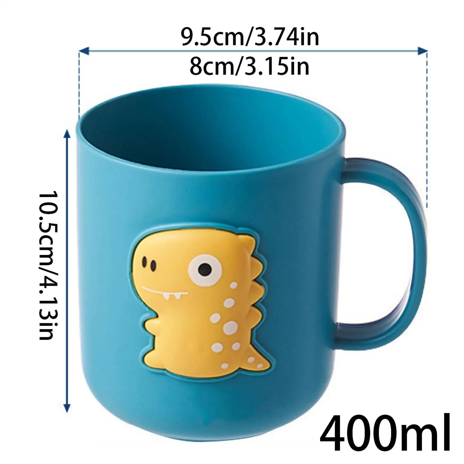 Cup Toothbrush Dinosaur Rinse Water Mugs Portable Drinking Children Qme