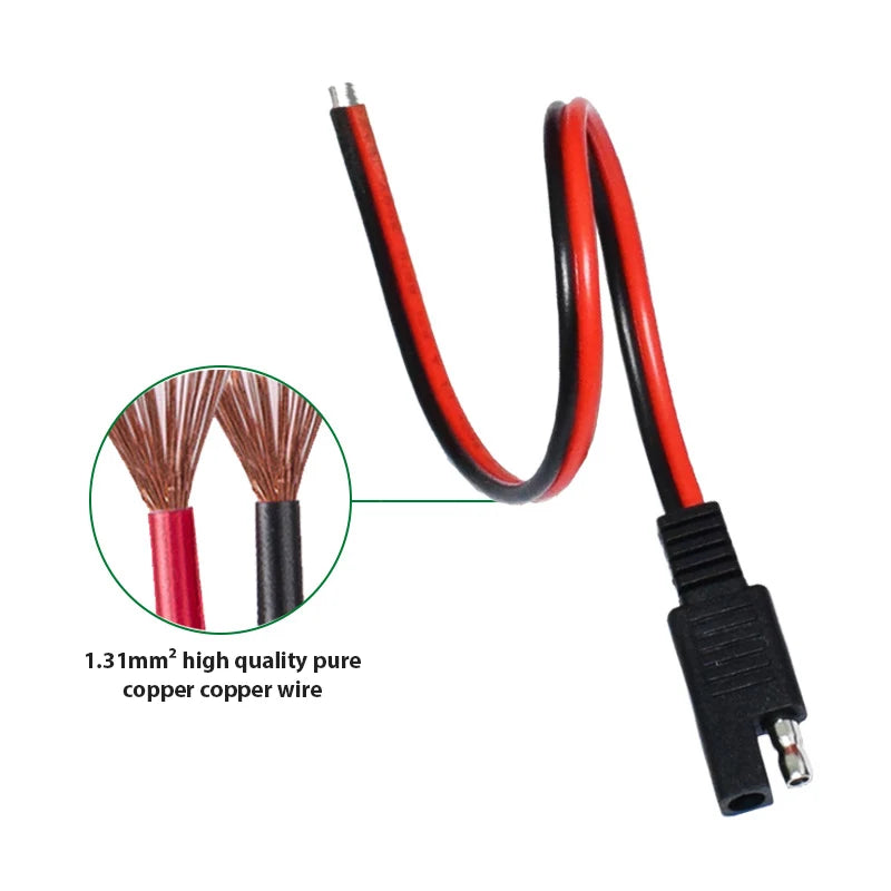 10A Power Automotive Extension Cable SAE Connector Quick Disconnect Qme