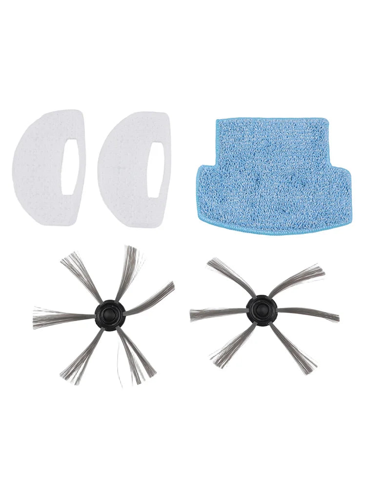1 Set Side Brush Filter Mop Cloth Kit For WAP For W90 W95 W96 For ROBO VACUUM Cleaner Accessories Replacement Part Qme