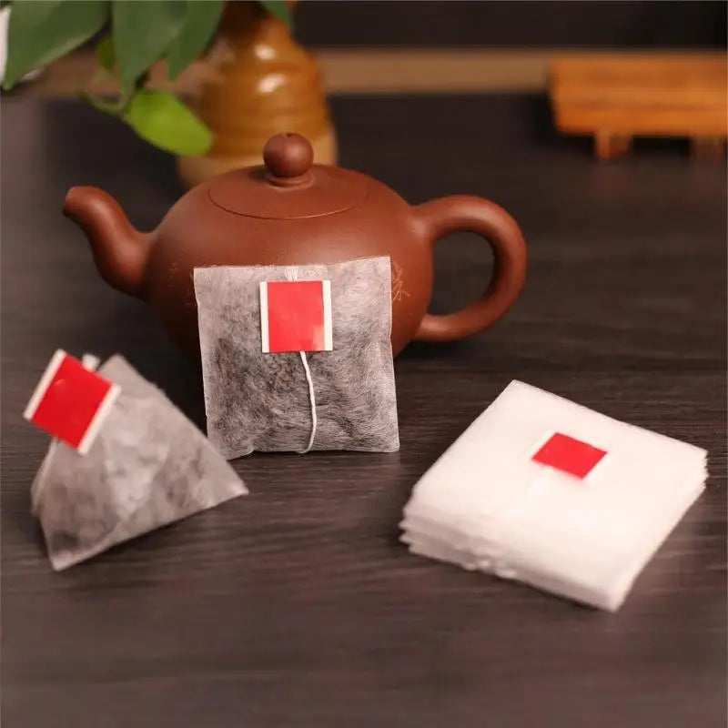 Degradable Corn Fiber Heat-sealable Empty Tea Bags String Filter Qme