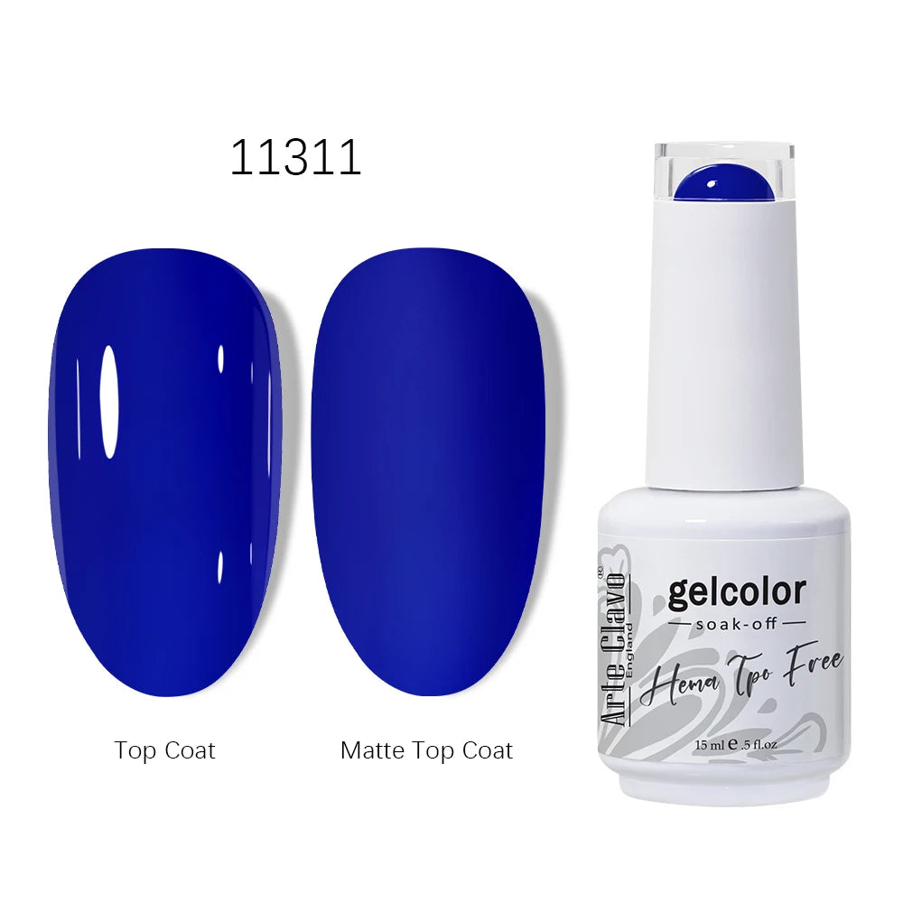 Arte Clavo Red Series Gel HEMA TPO Nail Polish Winter Dark Art