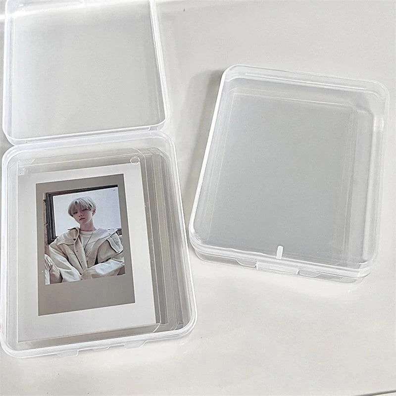 Desk Organizer Box Classification Stationery INS Transparent Plastic Qme