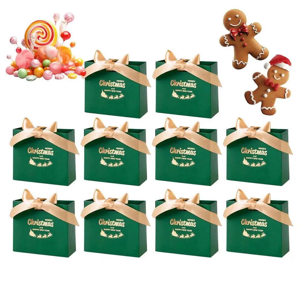 Holiday Bags Bow Tie 10 Festive Christmas Supports Sharing Festival Qme Green China Mainland Other