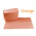 50Pcs Disposable Eyelash Clean Pad Mat Tattoo Cleaning Wipes Table Pad Waterproof Medical Paper Dental Bibs Cloths Tool Qme Orange 50PCS