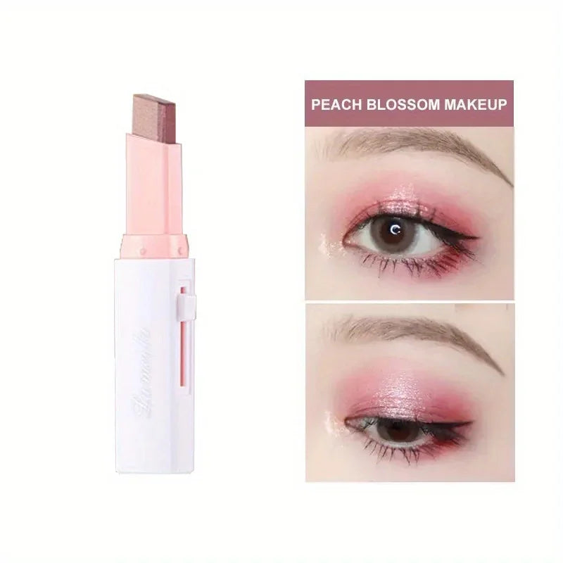 Two Color Gradient Eye Shadow Stick Three Dimensional Natural Without Taking Off Makeup Qme 01