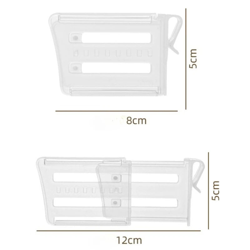 Extendable Refrigerator Organizer Shelf Divider Fridge Side Door Qme