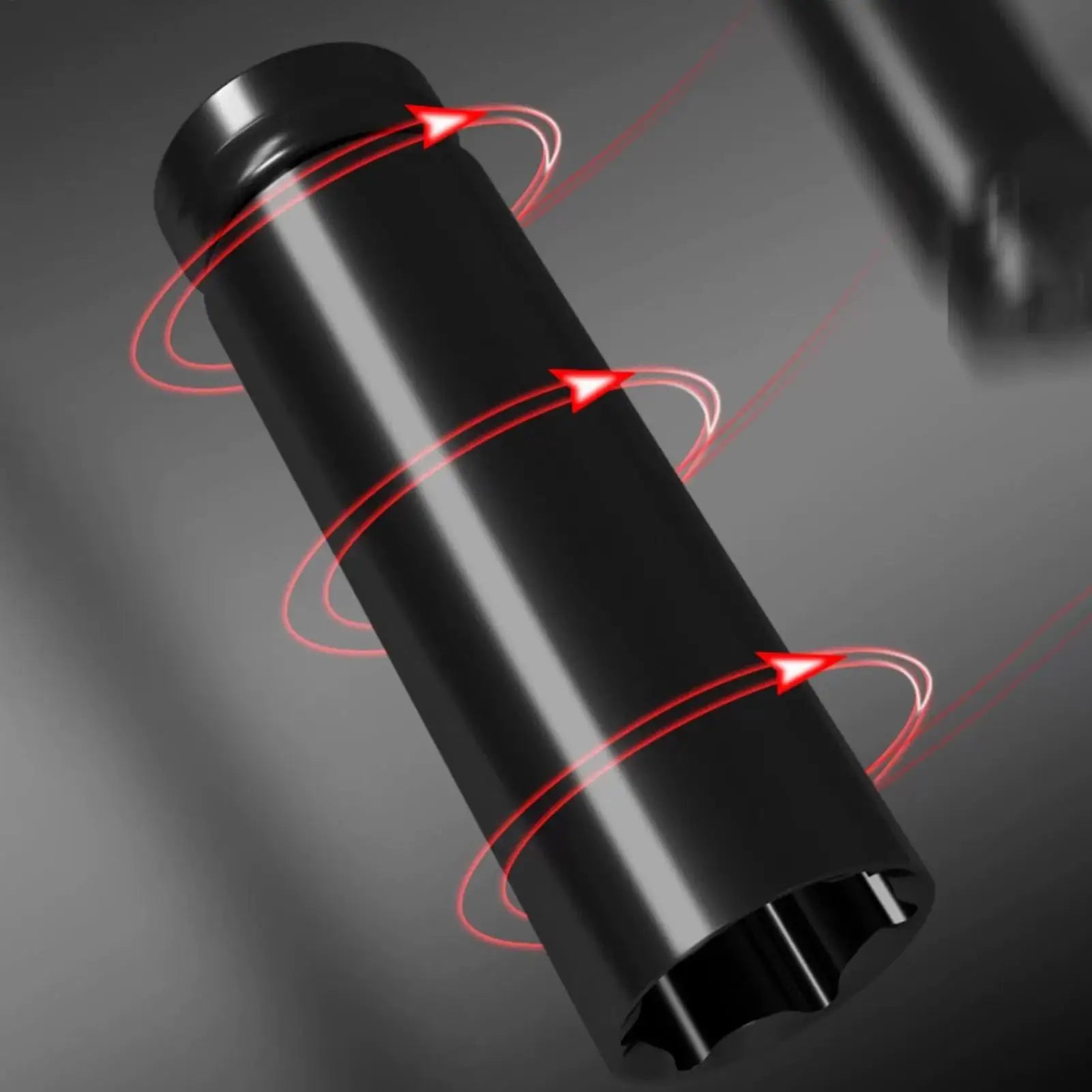 Extended Hex Socket 10mm-24mm Tight Fit With Adapter Air Tool Hex Socket Set For Mechanics Professionals Technicians Crafting Qme