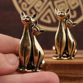 Home Desktop Living Room Office Small Ornament Crafts Brass Double Qme Default Title