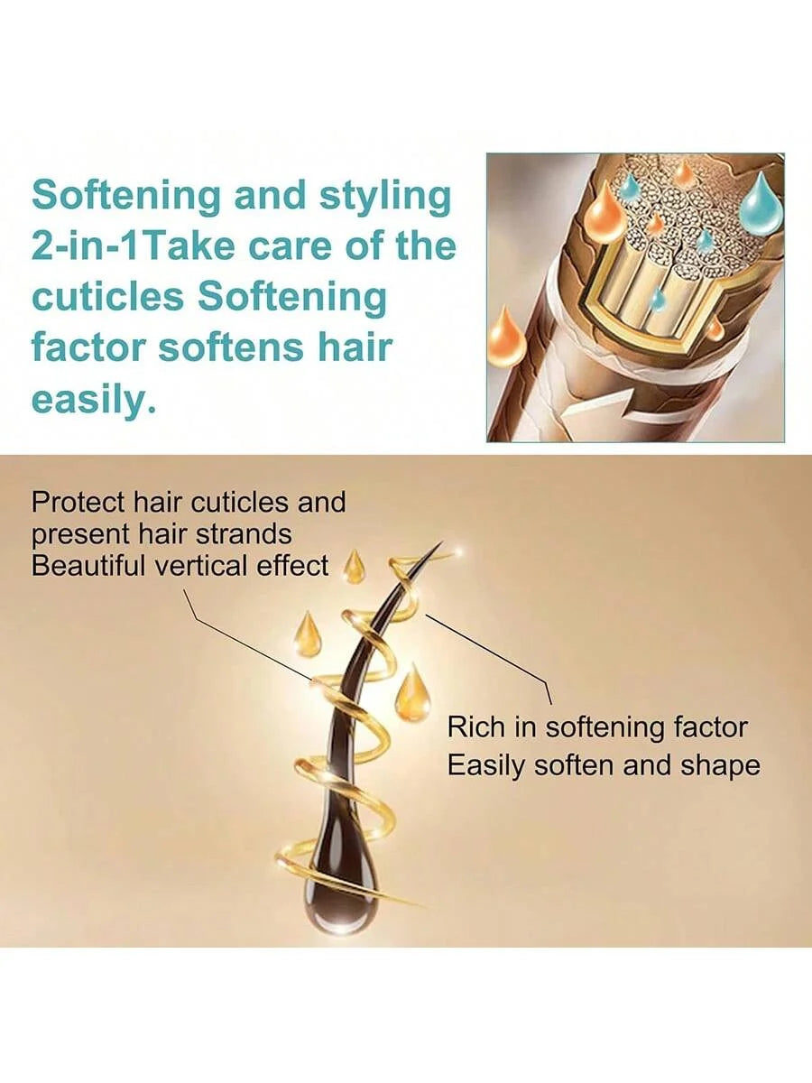 GZE Protein Correct Straight Hair Cream for Smooth and Sleek Hair - Frizz Control, and Shine Boost - for Silky Straight Results Qme