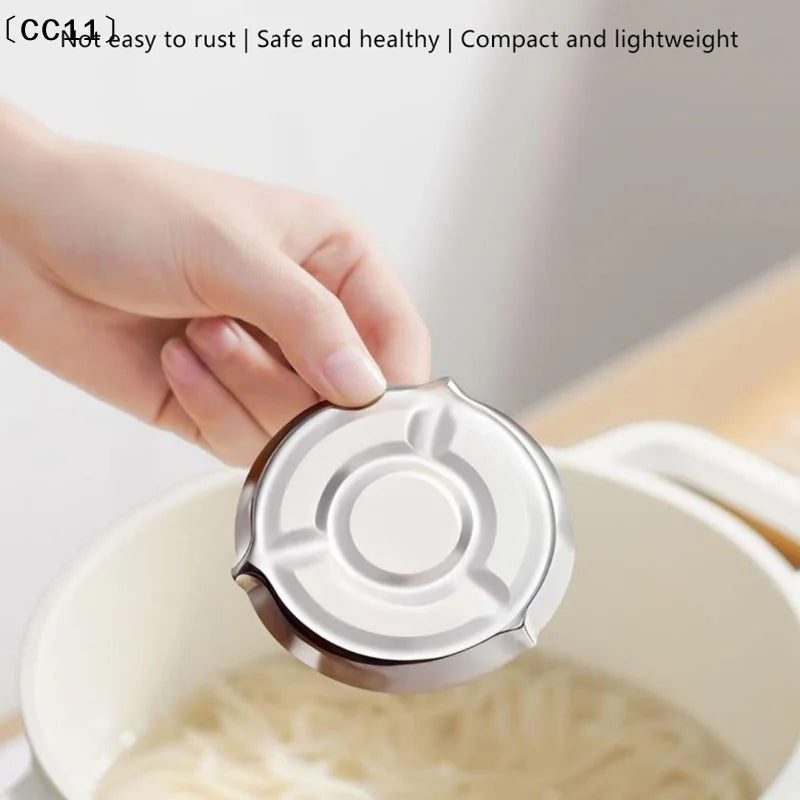 Stainless Steel Pot Watcher Disc Kitchen Essential Prevent Pasta Qme Default Title
