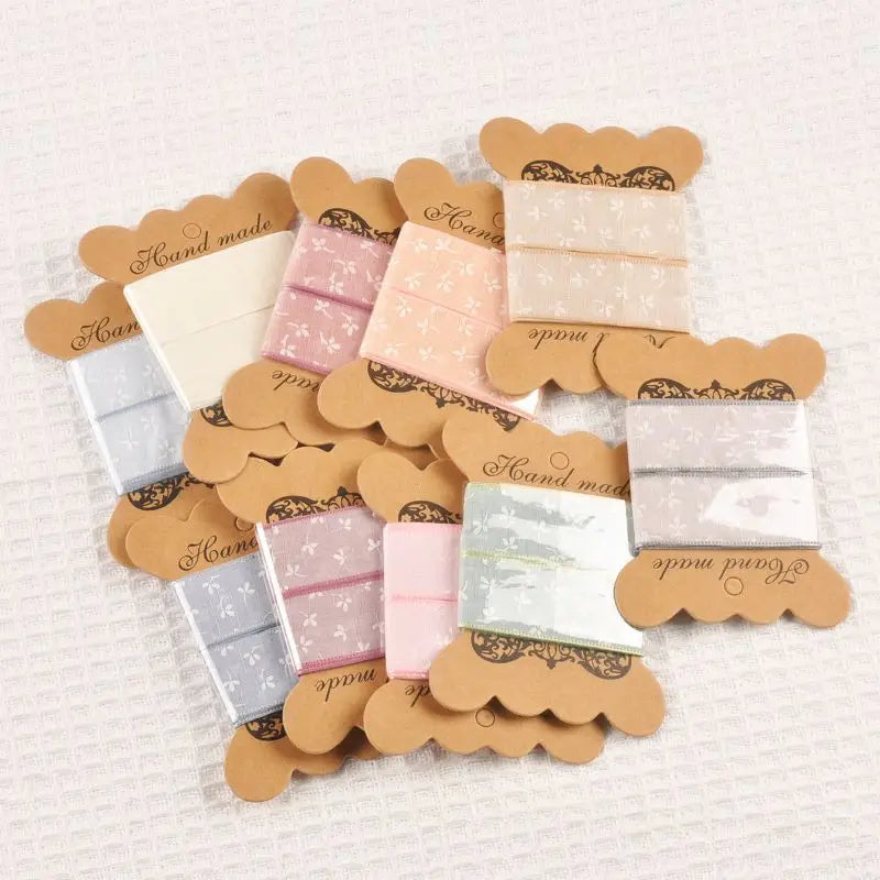 4yards 25mm Width Colorful Mini Floral Patterns Crafts Ribbons Wrapping Handmade Bow Wedding Party Festival Decoration cp3803 Qme