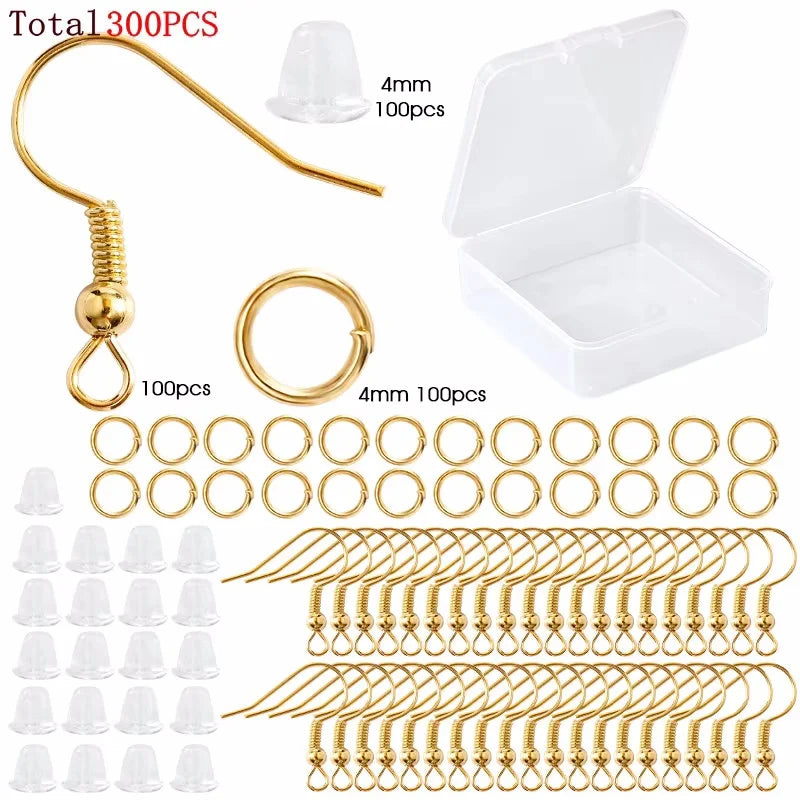 Alloy Accessories Jewelry Findings Earring Making Lobster Clasp Open