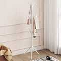 Clothes Hanging Rack Floor Simple Bedroom Clothes And Hat Rack Household Clothes Storage Rack Easy Assembly Qme White