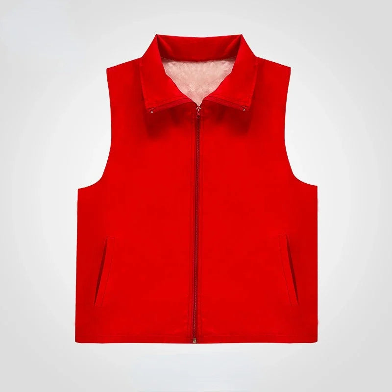 Safety protection casual vest men's and women's work clothes uniform advertising jacket top Qme