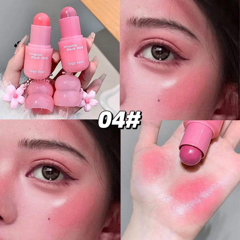 Gege Bear Korean-style Water Glow Multi-use Blush Stick Hydrating Qme GX1378-04
