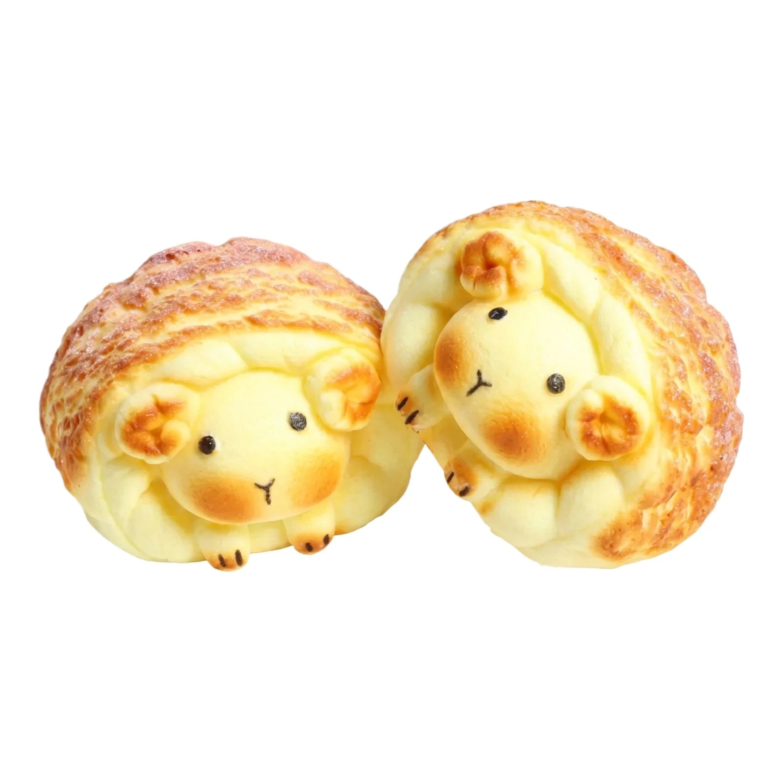 Cartoon Simulated Sheep Bread Decompression Model Decor Props for Party Slow-rebound Stress-relieve Fidget Toy Fun Gift Qme