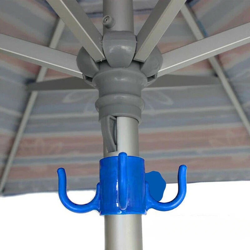 Beach Umbrella Hook Hanging Camping Trip Four Corner Beach Umbrella Hook Clasp for Towels Bags Hats Tent Accessories Tent Hook Qme