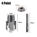 Pipe Thread Cutting Tool Integrated Internal External Threading Qme 4 Point