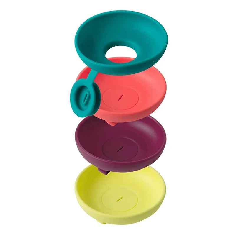 Silicone Popsicle Holder Reusable Anti Drip Ice Cream Sleeve Portable Qme 4Pcs