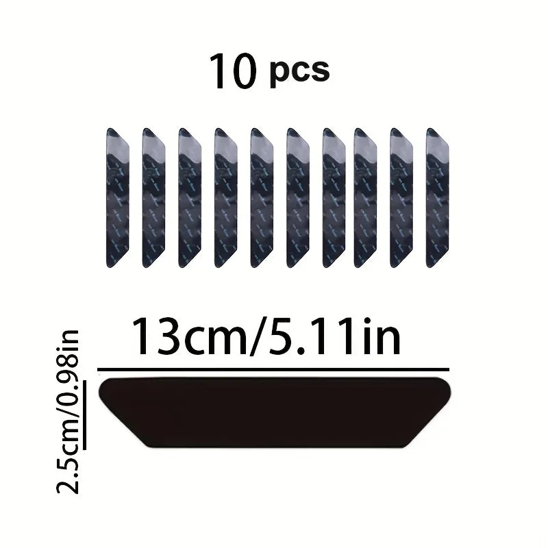 10-Pack Waterproof Reusable Adhesive Carpet Pads Universal Qme