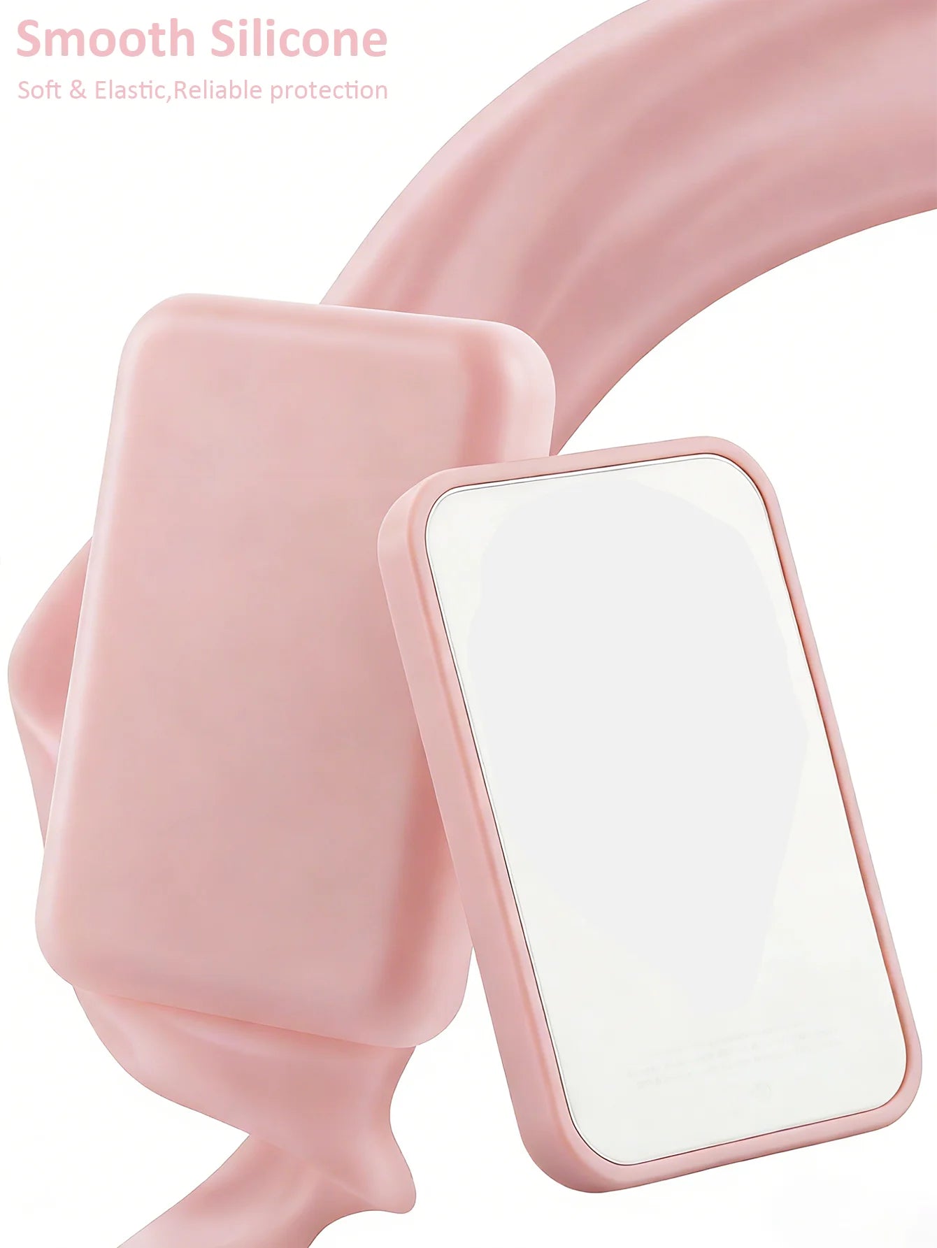 1 Pink TPU Charging Case Protector Compatible Apple's Magsafe Qme