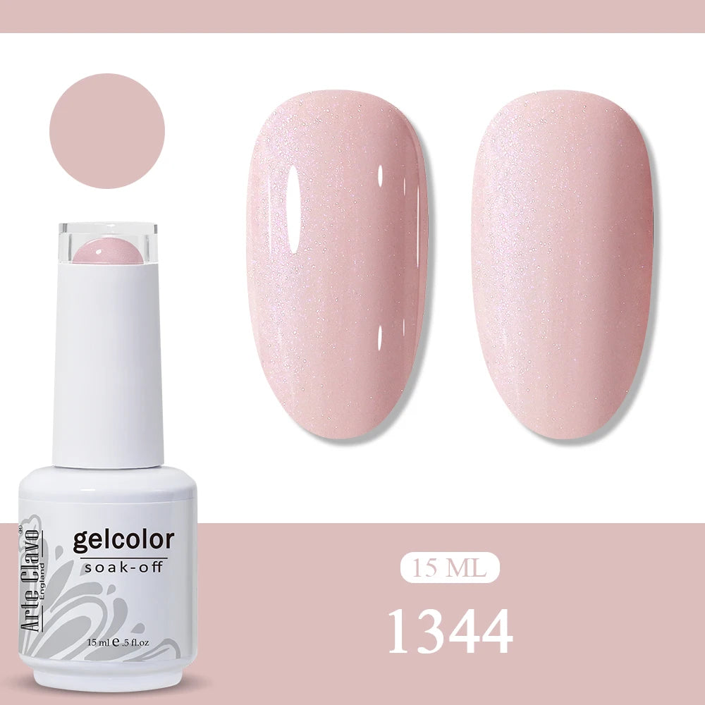 Arte Clavo Amber Gel Nail Polish Translucent Vintage Jelly Semi