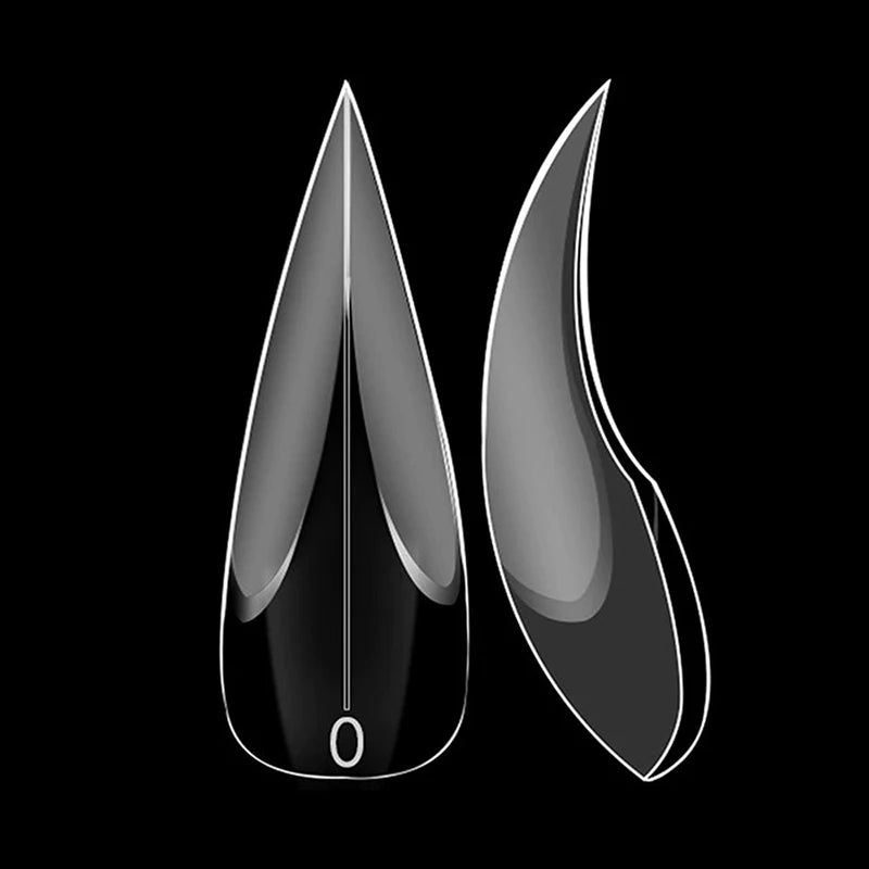 Curved Stiletto Nail 3D Eagle Claw Sculptural Nails Molds Quick Qme