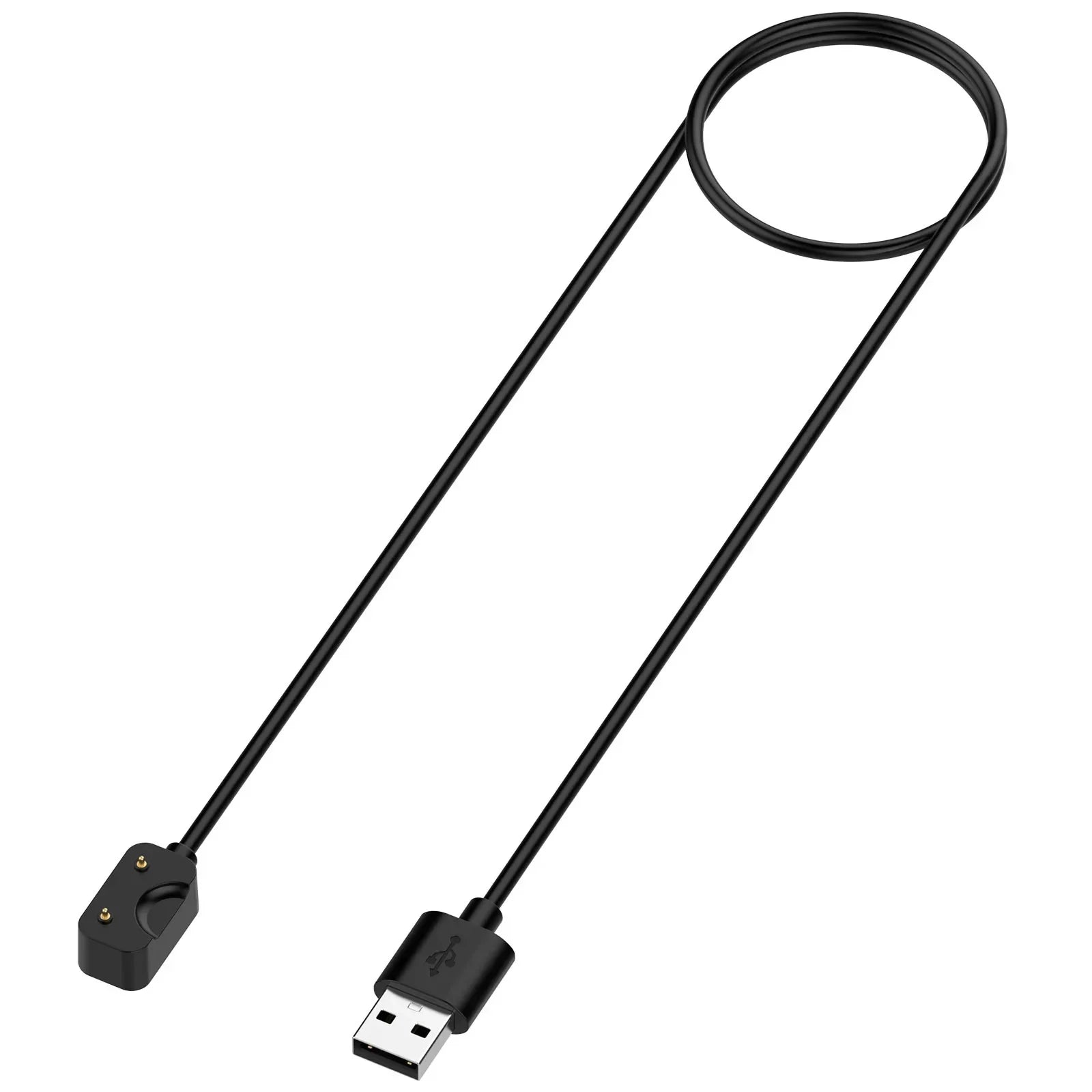 50CM/100CM For Samsung Galaxy Fit 3 Charger Watch Adapter USB / USB C Charging Cable Cord Magnetic For Samsung Galaxy Fit 3 Qme Black USB-100cm
