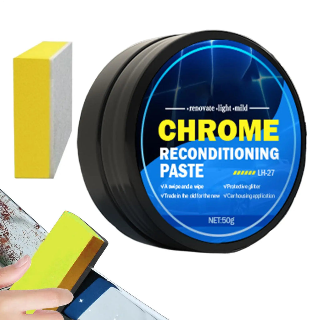 ChromePolish Agent Rust Remover MetalPolish Chrome Protection Restorer Effective All-Purpose Chrome Cleaner Metal Gloss Polishs Qme