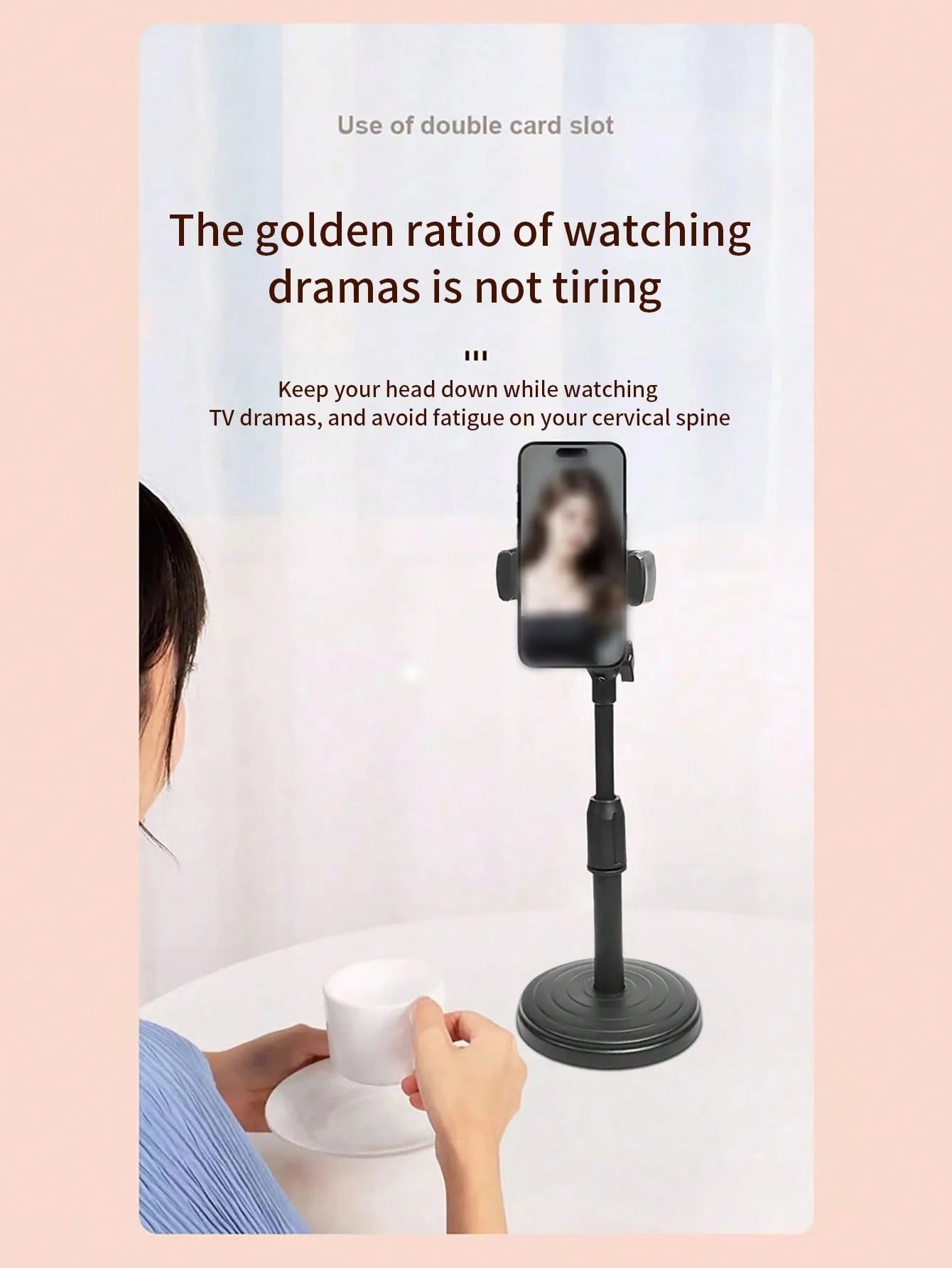 1 Adjustable Desktop Live Streaming Stand Qme