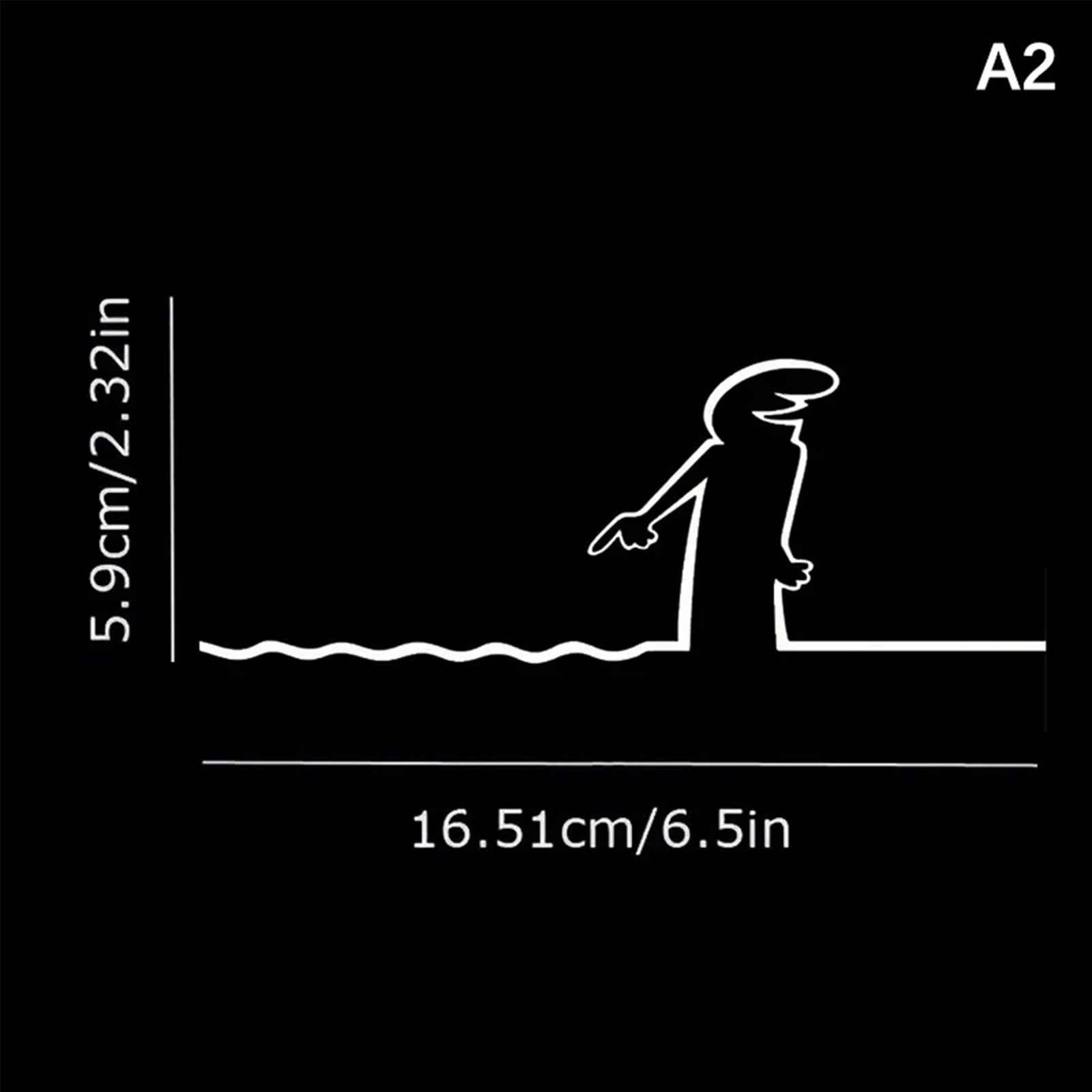 Wall Sticker Minimalist Self-adhesive Waterproof Decal Walls Doors Qme A2