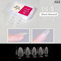 Box Thin Press-on Fake Nails DIY No Polishing Trace Easy Removal Nail Qme A12